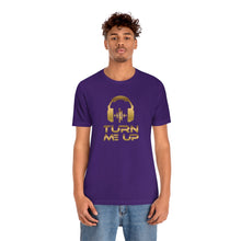 Charger l'image dans la galerie, Turn Me Up - Gold (version 2) Unisex Jersey Short Sleeve Tee