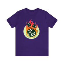 Charger l'image dans la galerie, Flaming Dice Unisex Jersey Short Sleeve Tee