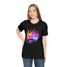 Charger l'image dans la galerie, Turntable on Fire Unisex Jersey Short Sleeve Tee