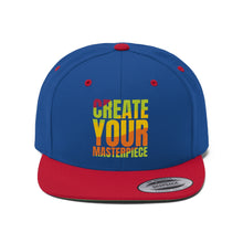 Charger l'image dans la galerie, Create your Masterpiece Flat Bill Hat