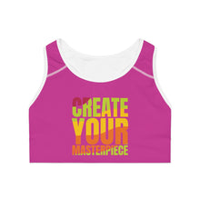 Charger l'image dans la galerie, Create Your Masterpiece Sports Bra - Berry