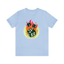 Charger l'image dans la galerie, Flaming Dice Unisex Jersey Short Sleeve Tee