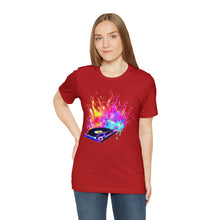 Charger l'image dans la galerie, Turntable on Fire Unisex Jersey Short Sleeve Tee