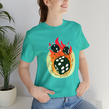 Charger l'image dans la galerie, Flaming Dice Unisex Jersey Short Sleeve Tee