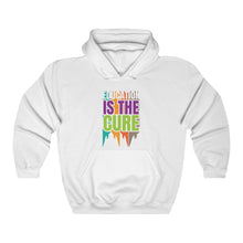 Charger l'image dans la galerie, Education is the Cure (version 3) Unisex Heavy Blend™ Hooded Sweatshirt