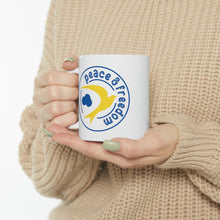 画像をギャラリービューアに読み込む, Peace & Freedom White Mug 11oz