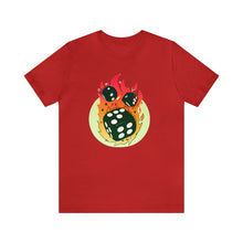 Charger l'image dans la galerie, Flaming Dice Unisex Jersey Short Sleeve Tee