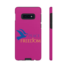 Load image into Gallery viewer, Ukraine Peace & Freedom - Berry - iPhone / Pixel / Galaxy