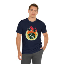 Charger l'image dans la galerie, Flaming Dice Unisex Jersey Short Sleeve Tee