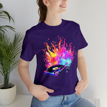 Charger l'image dans la galerie, Turntable on Fire Unisex Jersey Short Sleeve Tee