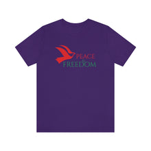 Charger l'image dans la galerie, Peace & Freedom Unisex Jersey Short Sleeve Tee