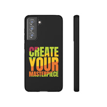 Charger l'image dans la galerie, Tough Cases - Create Your Masterpiece - Black - iPhone / Pixel / Galaxy
