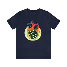 Charger l'image dans la galerie, Flaming Dice Unisex Jersey Short Sleeve Tee