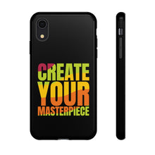 Charger l'image dans la galerie, Tough Cases - Create Your Masterpiece - Black - iPhone / Pixel / Galaxy