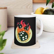 Charger l'image dans la galerie, Flaming Dice Mug 11oz