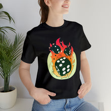 Charger l'image dans la galerie, Flaming Dice Unisex Jersey Short Sleeve Tee