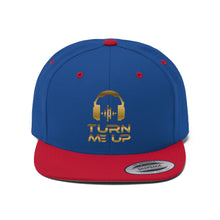 Cargar imagen en el visor de la galería, Turn Me Up Gold Flat Bill Hat