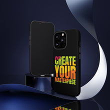 Charger l'image dans la galerie, Tough Cases - Create Your Masterpiece - Black - iPhone / Pixel / Galaxy