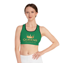 Charger l'image dans la galerie, Queens Live Forever Sports Bra - Green
