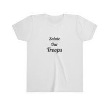 Charger l'image dans la galerie, Salute Our Troops Youth Short Sleeve Tee