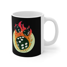 Charger l'image dans la galerie, Flaming Dice Mug 11oz