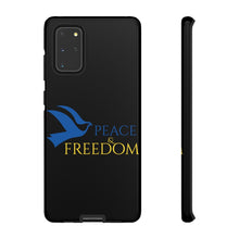 Load image into Gallery viewer, Ukraine Peace & Freedom - Black - iPhone / Pixel / Galaxy