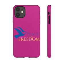 Load image into Gallery viewer, Ukraine Peace & Freedom - Berry - iPhone / Pixel / Galaxy