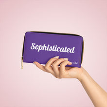 Charger l'image dans la galerie, Zipper Wallet - So Sophisticated - Purple (Please allow 2 weeks for Shipping)