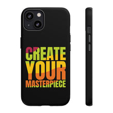 Charger l'image dans la galerie, Tough Cases - Create Your Masterpiece - Black - iPhone / Pixel / Galaxy