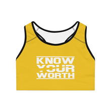 Charger l'image dans la galerie, Know Your Worth Sports Bra - Yellow