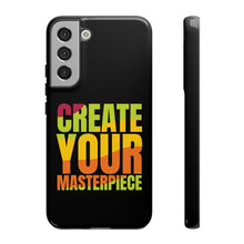 Charger l'image dans la galerie, Tough Cases - Create Your Masterpiece - Black - iPhone / Pixel / Galaxy