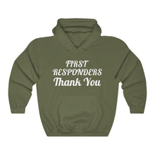 Charger l'image dans la galerie, First Responders Thank You Unisex Heavy Blend™ Hooded Sweatshirt