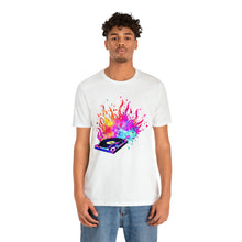 Charger l'image dans la galerie, Turntable on Fire Unisex Jersey Short Sleeve Tee