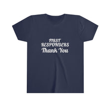 画像をギャラリービューアに読み込む, First Responders Thank You Youth Short Sleeve Tee