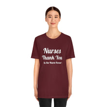 Charger l'image dans la galerie, Nurses Thank You Unisex Jersey Short Sleeve Tee