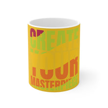 Charger l'image dans la galerie, Create Your Masterpiece Ceramic Yellow Mug 11oz