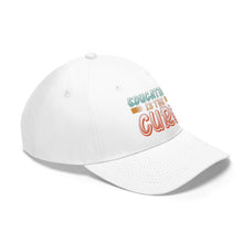 Lade das Bild in den Galerie-Viewer, Education is the Cure (version 2) Twill Hat