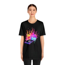 Charger l'image dans la galerie, Turntable on Fire Unisex Jersey Short Sleeve Tee