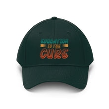 Lade das Bild in den Galerie-Viewer, Education is the Cure (version 2) Twill Hat
