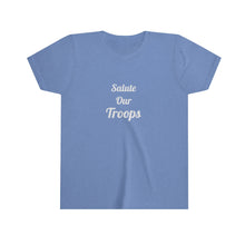 Charger l'image dans la galerie, Salute Our Troops Youth Short Sleeve Tee
