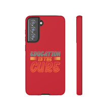 Charger l'image dans la galerie, Tough Cases - Education is the Cure - Red - iPhone / Pixel / Galaxy