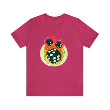 Charger l'image dans la galerie, Flaming Dice Unisex Jersey Short Sleeve Tee