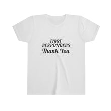 画像をギャラリービューアに読み込む, First Responders Thank You Youth Short Sleeve Tee