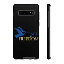 Load image into Gallery viewer, Ukraine Peace & Freedom - Black - iPhone / Pixel / Galaxy