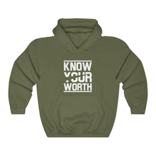 Charger l'image dans la galerie, Know Your Worth (version 2) Unisex Heavy Blend™ Hooded Sweatshirt