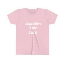 Charger l'image dans la galerie, Education is the Cure Youth Short Sleeve Tee