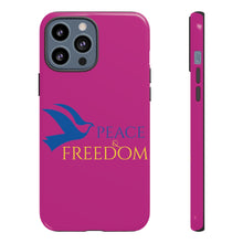 Load image into Gallery viewer, Ukraine Peace & Freedom - Berry - iPhone / Pixel / Galaxy