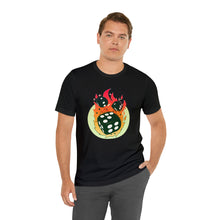 Charger l'image dans la galerie, Flaming Dice Unisex Jersey Short Sleeve Tee