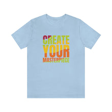 Charger l'image dans la galerie, Create Your Masterpiece (version 2) Unisex Jersey Short Sleeve Tee