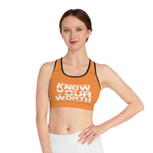 Charger l'image dans la galerie, Know Your Worth Sports Bra - Orange